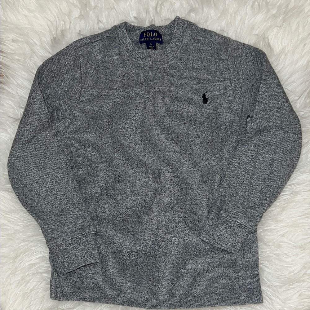 Polo by Ralph Lauren Gray Crewneck Sweater
